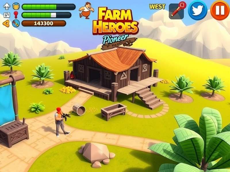 Farm Heroes Pioneer Gameplay Screenshot